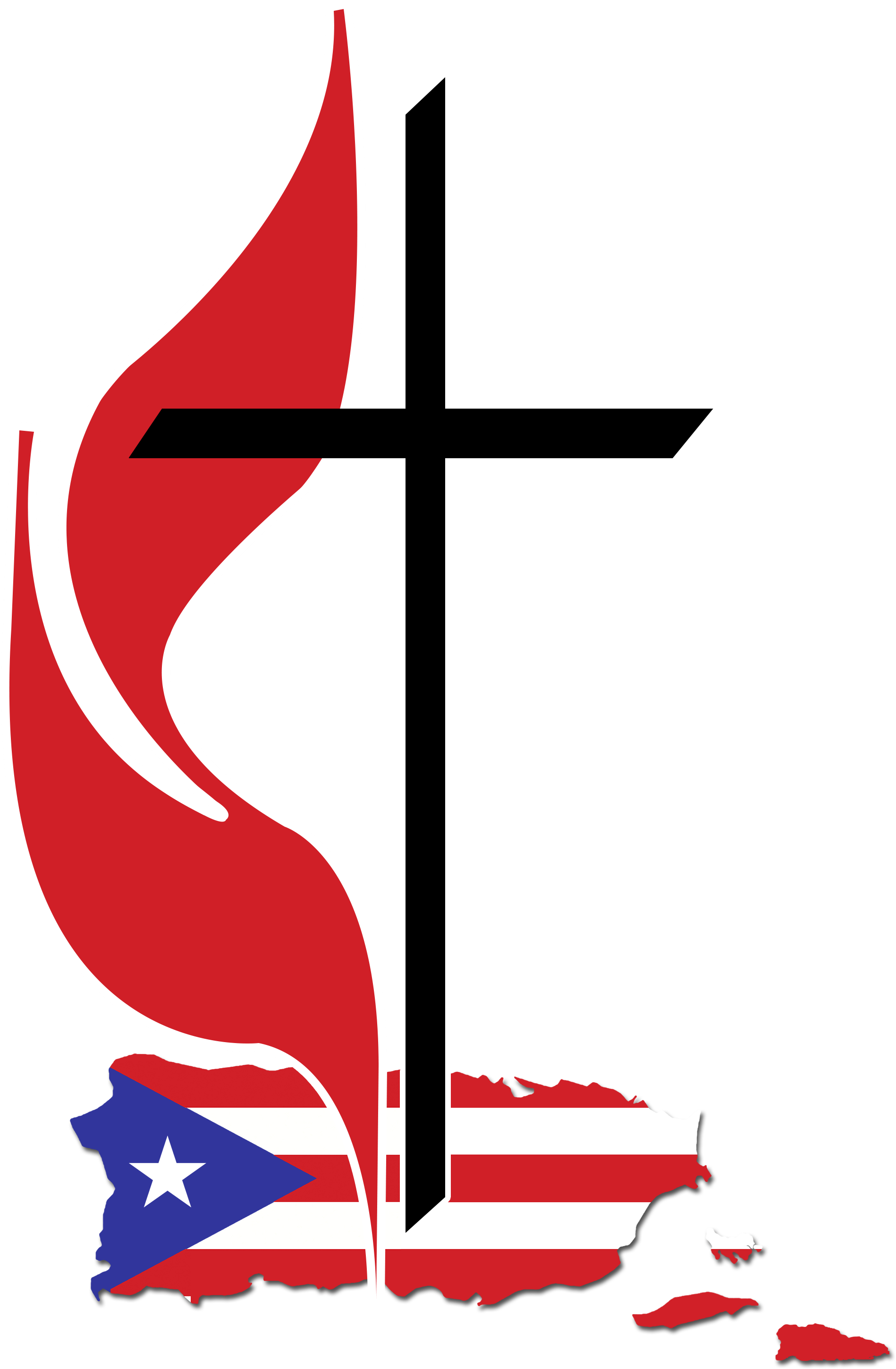 Iglesia Metodista Pr - United Methodist Church (3000x3000), Png Download