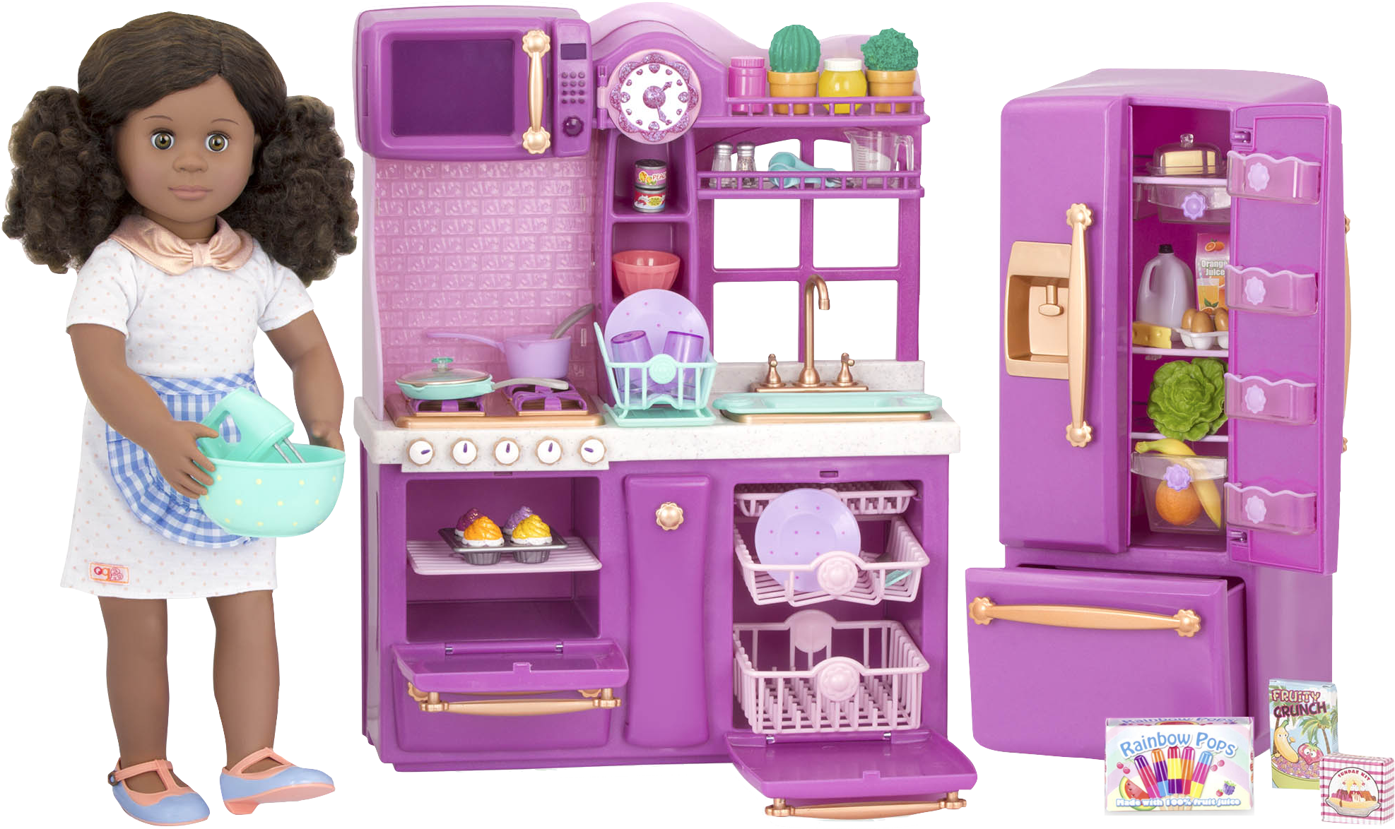 Purple - Our Generation Gourmet Kitchen Purple (2100x2100), Png Download