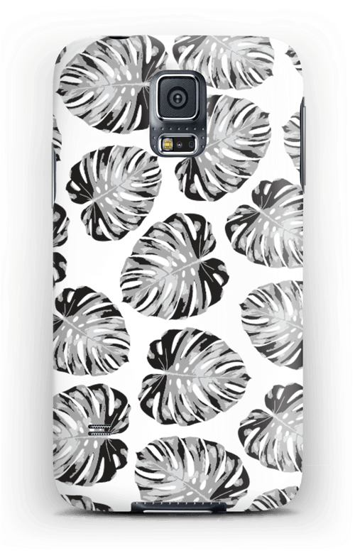 Leaves & Custom Color Case Galaxy S5 - Iphone Xs (499x800), Png Download