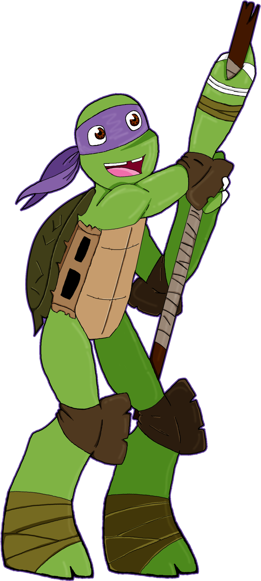 Chibi Donatello - Ninja Turtles Donatello Drawings (1232x2400), Png Download