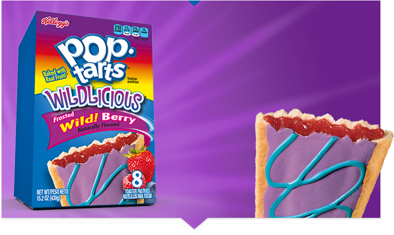 8907872 - Kellogg's Pop Tarts Wild Berry (900x470), Png Download