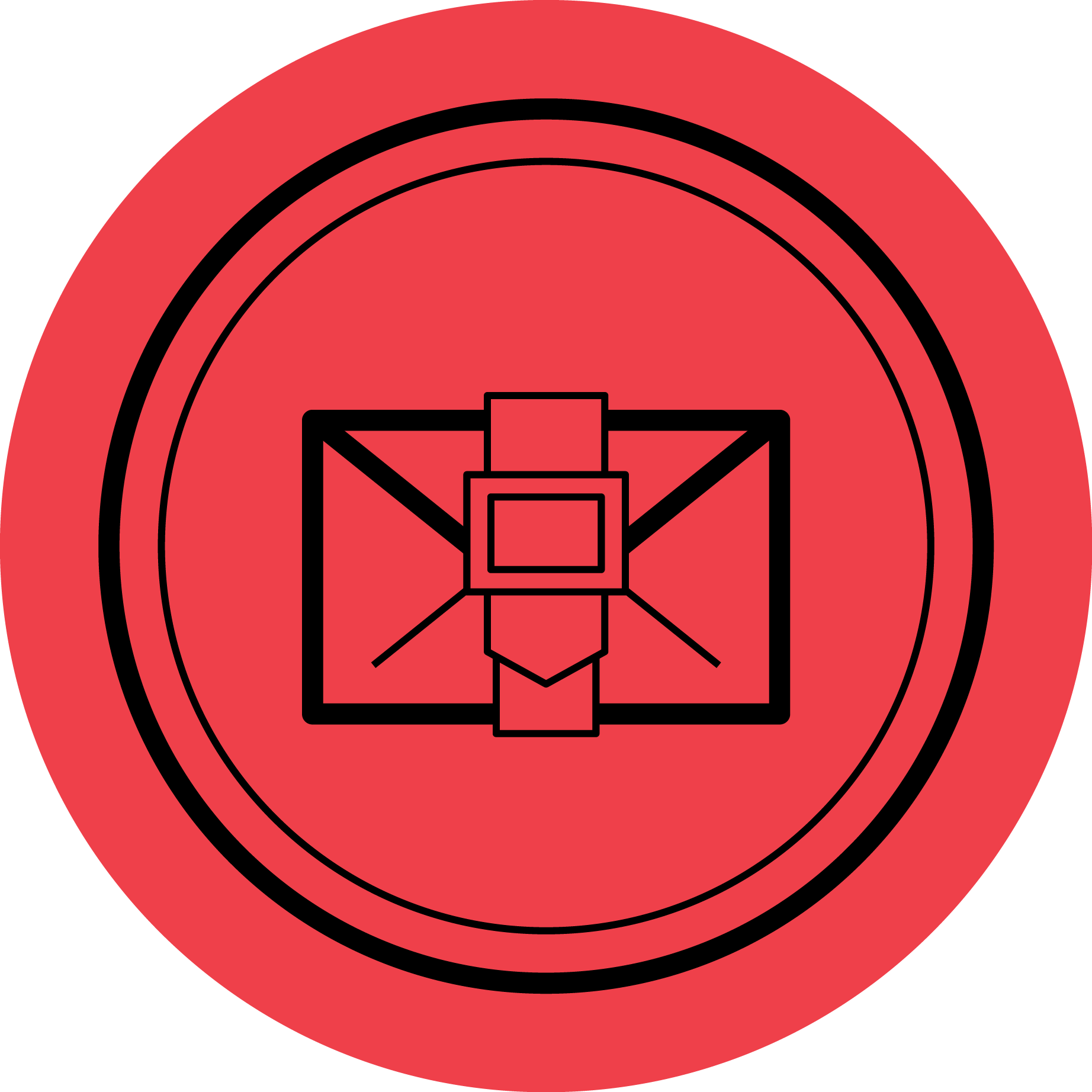 Email Security Still The Achilles Heel Of Business - Email (1844x1844), Png Download