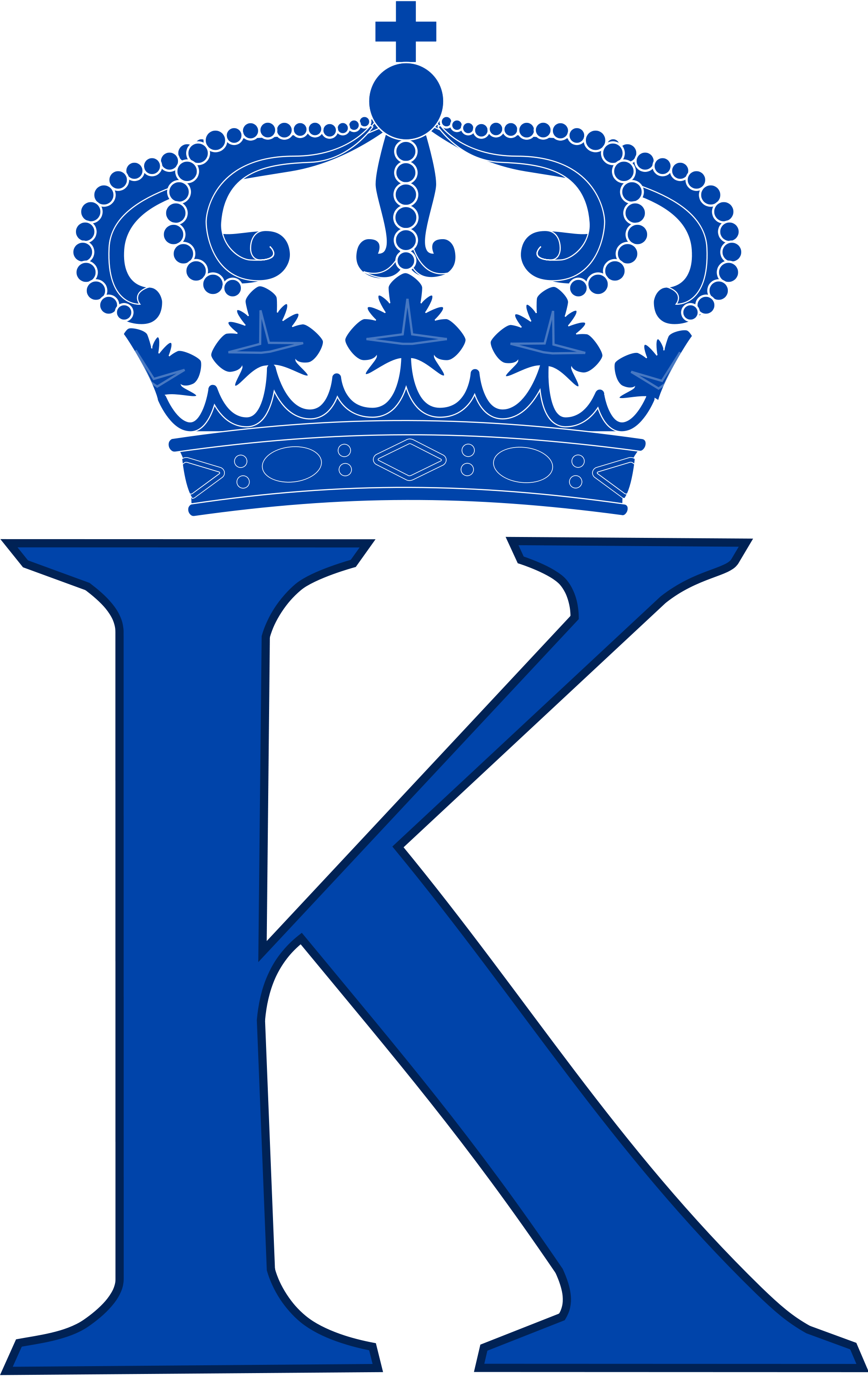 Open - Royal Monogram Greece (2000x3172), Png Download