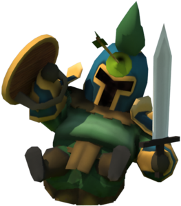 Knight 01 - Cartoon (1000x563), Png Download