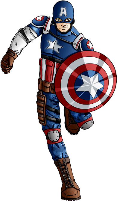 Vingadores Imagem Maravilhosa - America (489x740), Png Download