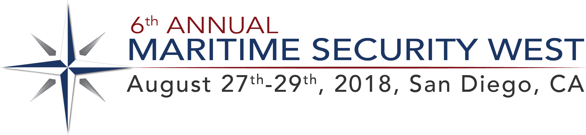 6th Annual Maritime Security West - 7th Annual Maritime Security East (2338x541), Png Download