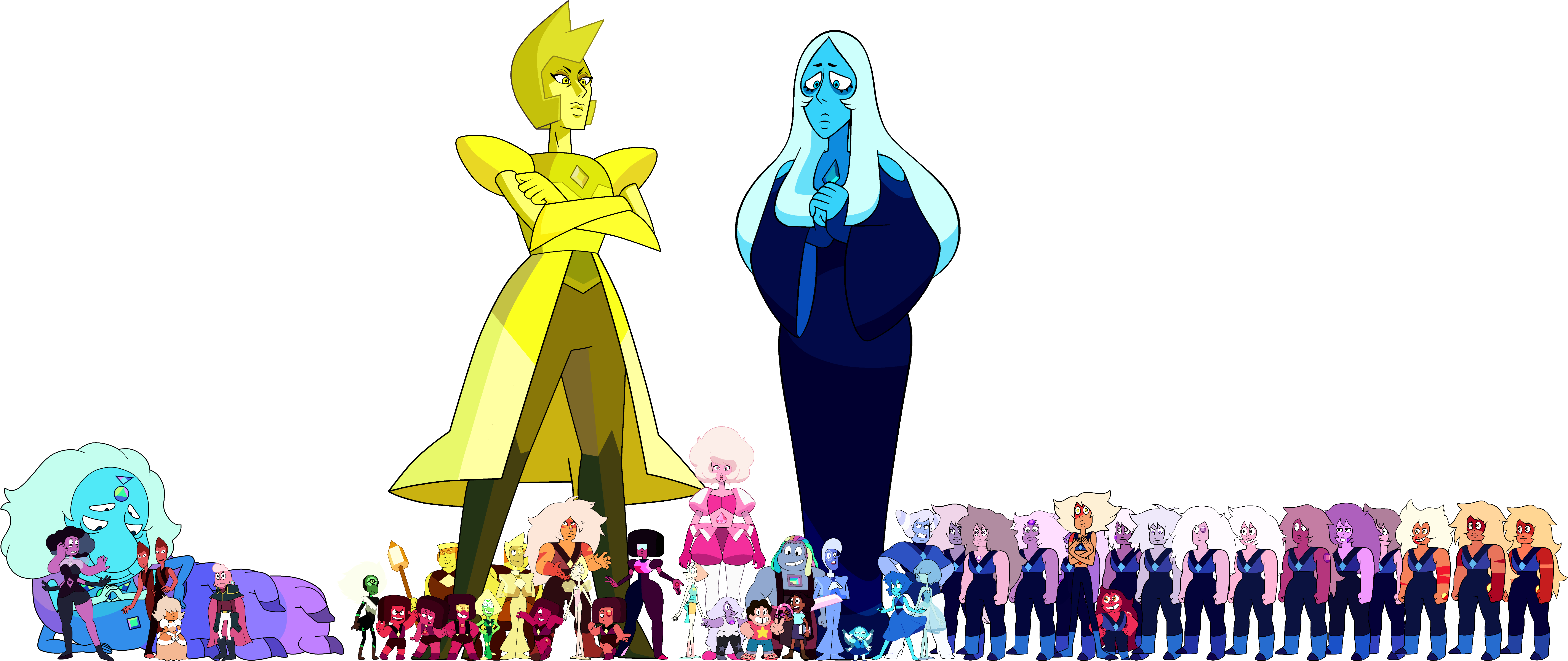 Gem Height Comparison - Thumbnail (7500x3213), Png Download