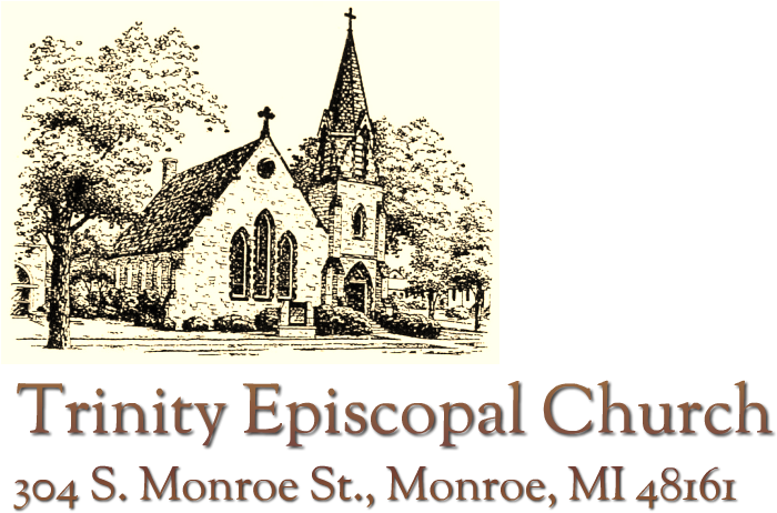 Trinity Episcopal Church, Monroe, Michigan - Poster (734x472), Png Download