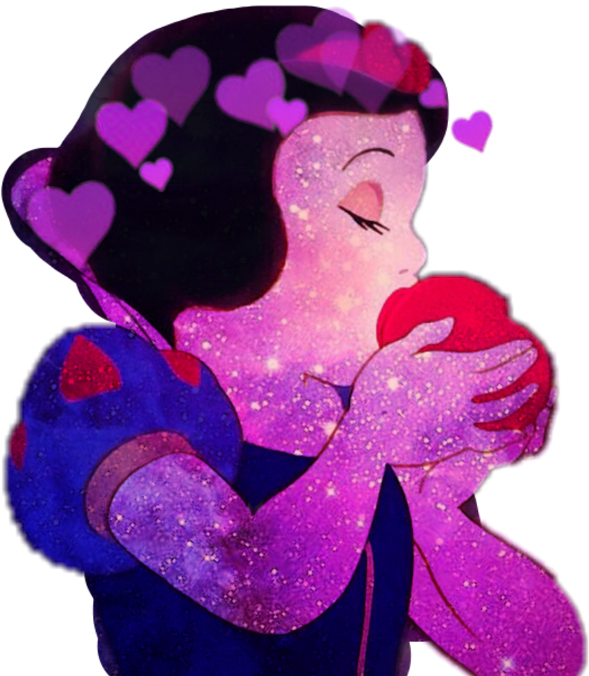 Galaxie Galaxia Blancanieves Apple Snapchat Hearts - Galaxy (1024x1024), Png Download