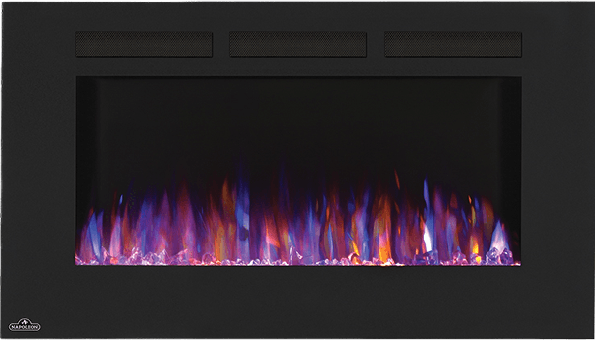 Allure Wall Mount Electric Fireplace Napoleon (1200x1200), Png Download