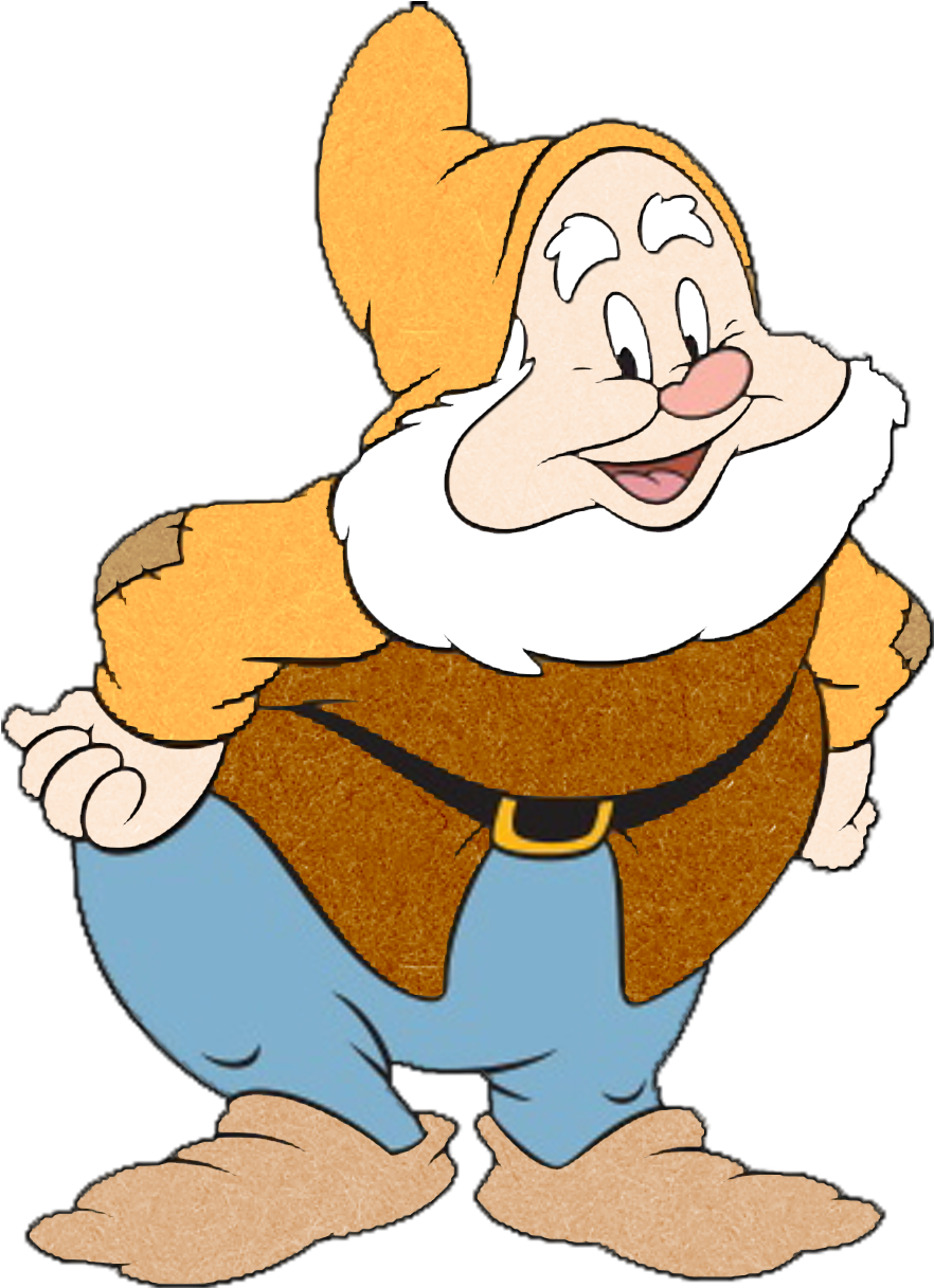 Thumb Image - Snow White Dwarfs Happy (1101x1428), Png Download