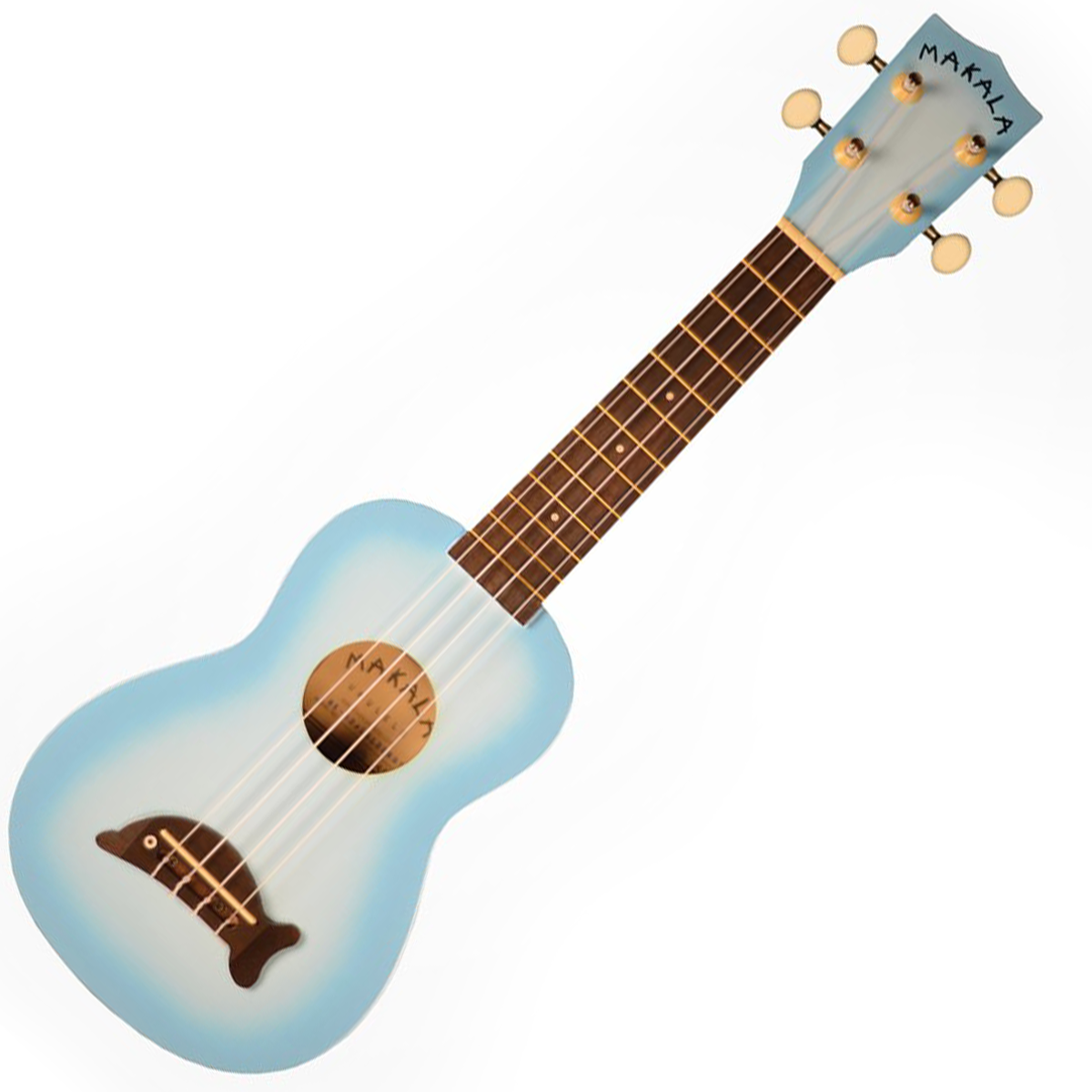 Kala Makala Dolphin Soprano Ukulele, Light Blue (1200x1200), Png Download