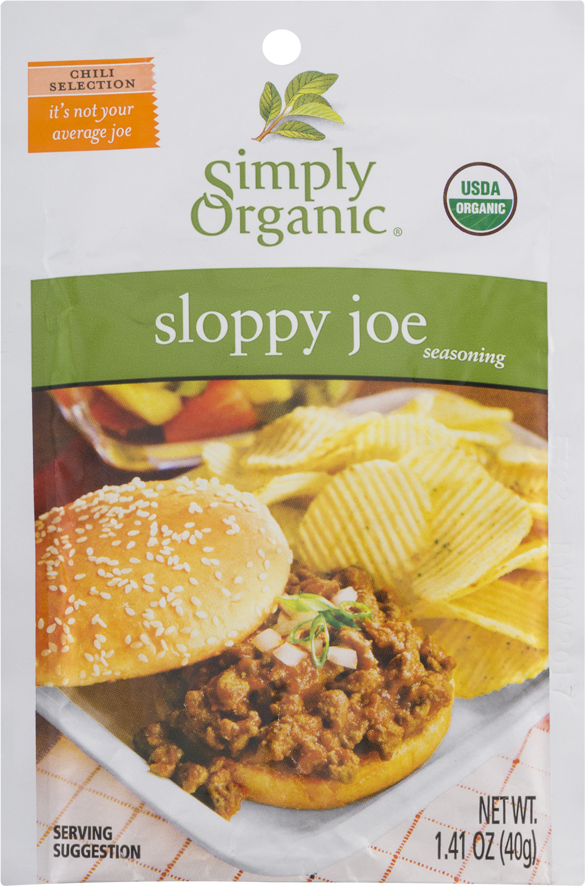 Simply Organic Sloppy Joe Seasoning Mix (1800x1800), Png Download
