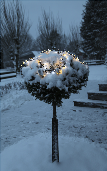 Cluster Lights Serie Led - Garland - Guirlande Lumineuse D'extérieur 192 Led L4,20m (600x600), Png Download