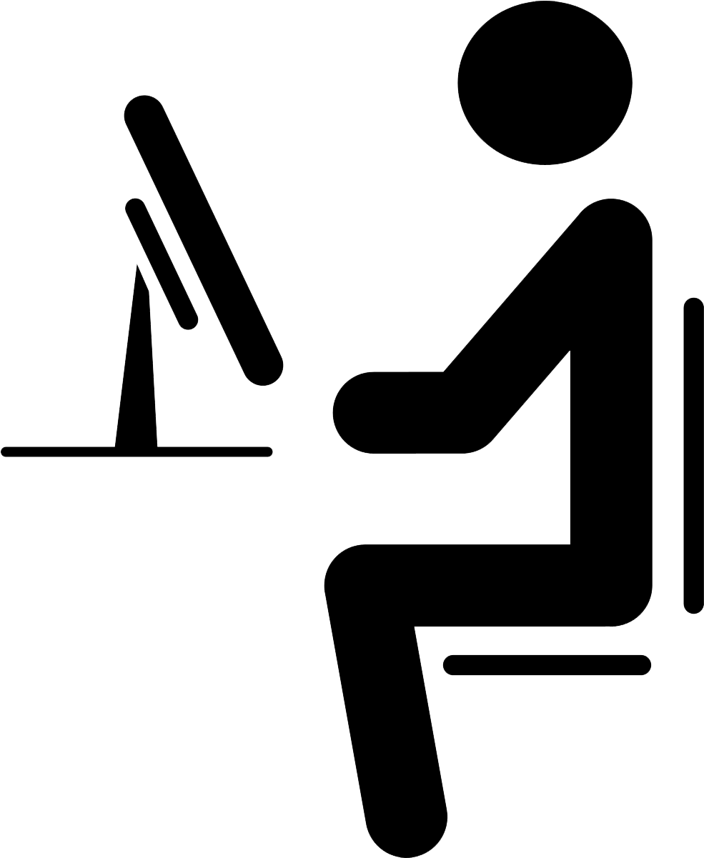 705 745 - User With Computer Icon (1200x1200), Png Download