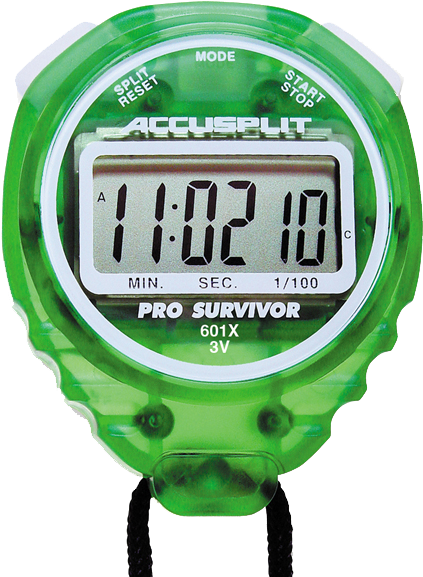 Accusplit Pro Survivor 601x Stopwatch - Accusplit Clear Pro Survivor Stopwatch A601x-bl (600x600), Png Download