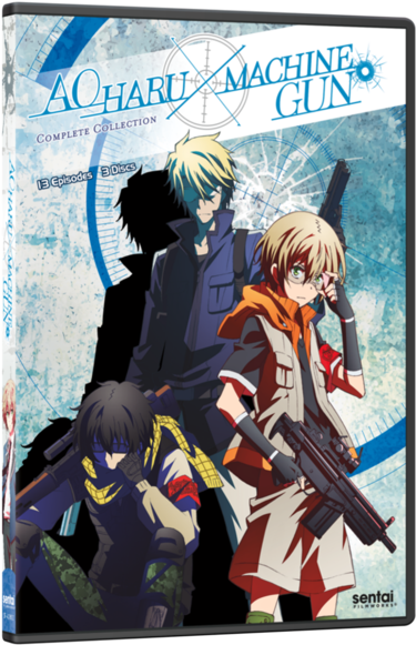 Aoharu X Machinegun Dvd (562x600), Png Download
