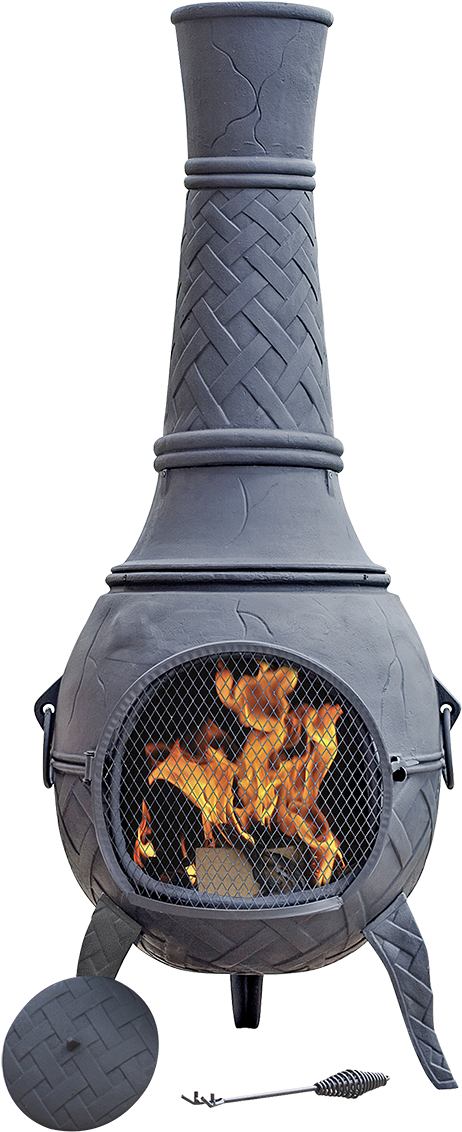 Bob Ross Gray Gesso 16oz Macpherson - Mega Cast Iron Chimenea (800x1200), Png Download