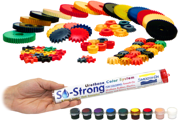 Color Tints For Urethane And Epoxy - So-strong Color Tint 9-pack Color Sampler (680x520), Png Download