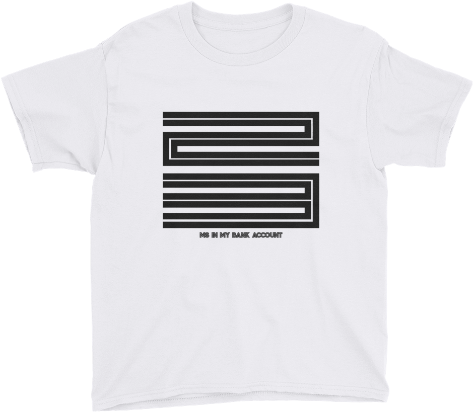 23 Ms In My Bank Account Youth Short Sleeve T- - Active Shirt (1000x1000), Png Download