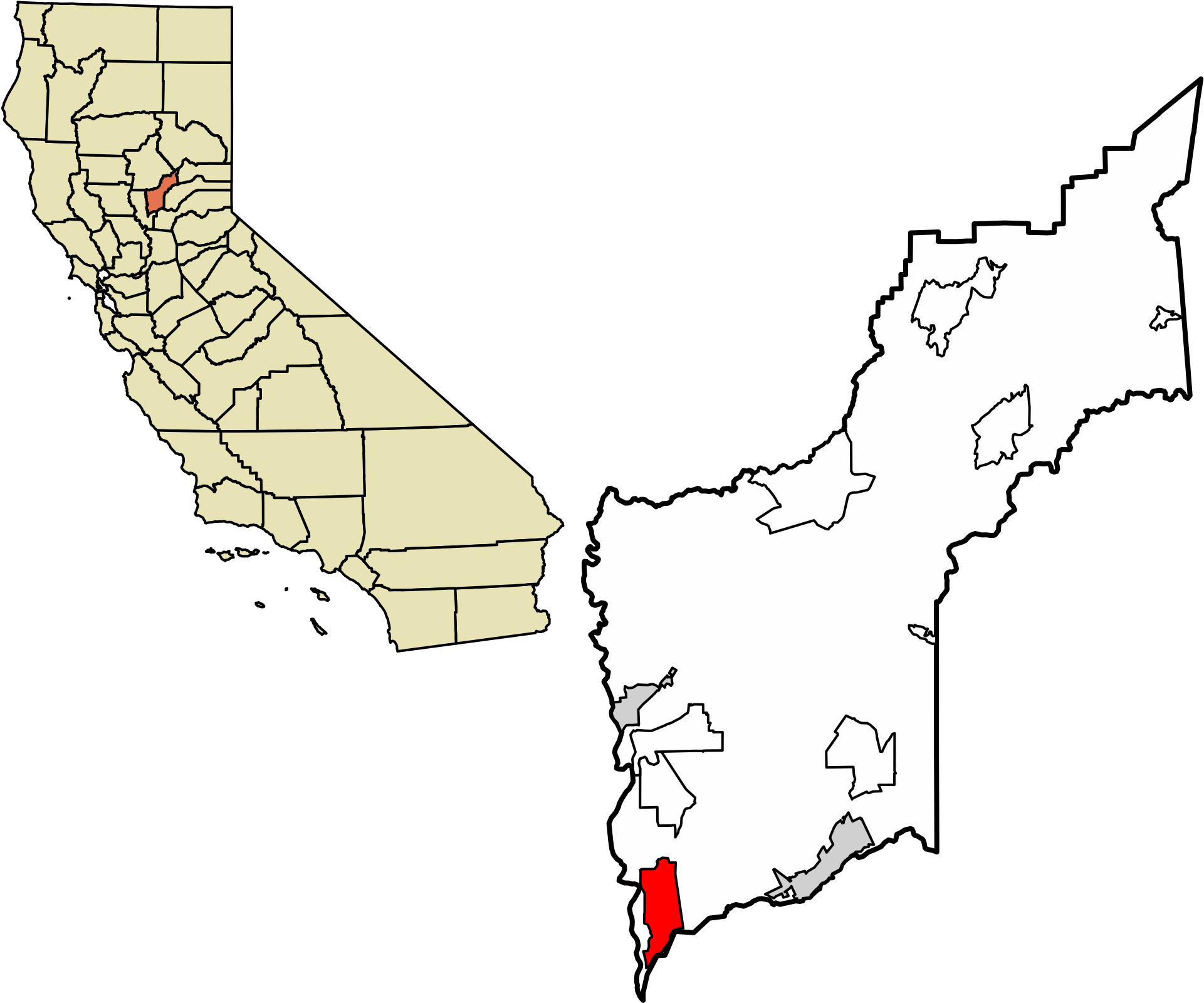 Open - County California (2000x1681), Png Download