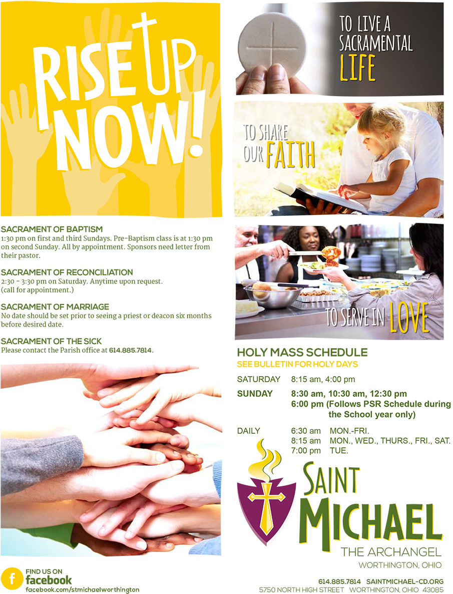 Michael Church Weekly Bulletin - Mobile Phone (1000x1191), Png Download