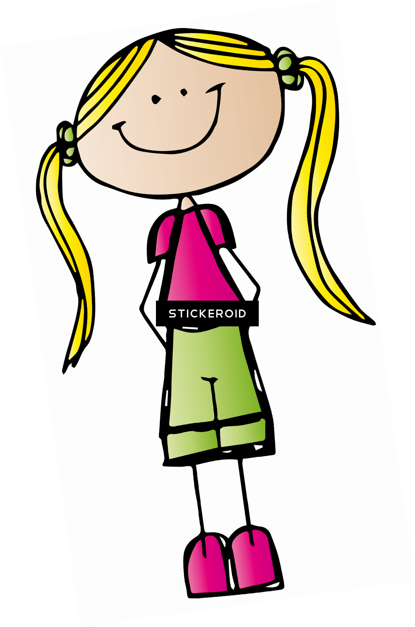 Cute Kids - Clip Art (1453x2192), Png Download