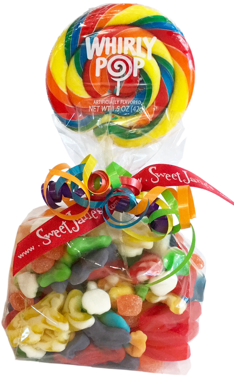 Whirly Pop Treat Bag - Gummi Candy (896x1393), Png Download