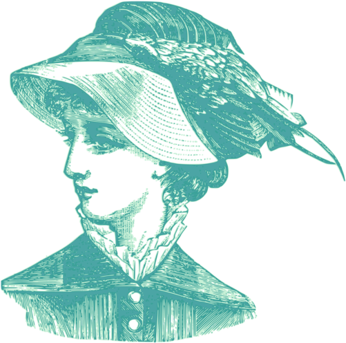Hat Clothing Woman Drawing Computer Icons - Clip Art (530x750), Png Download