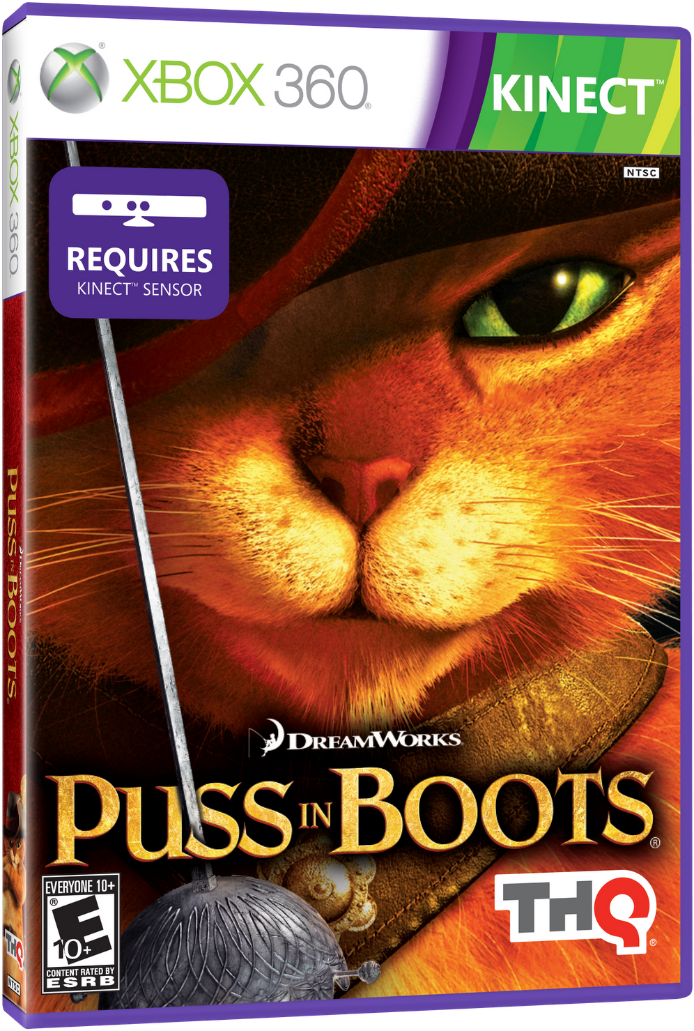 Puss In Boots The Video Game For The Xbox 360 With - Puss In Boots Game Ps3 (1146x1600), Png Download