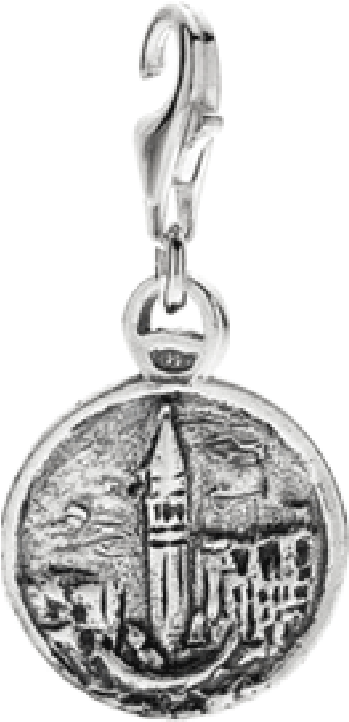 More Views - Lagoon Of Venice Charm - Sterling Silver (700x1000), Png Download
