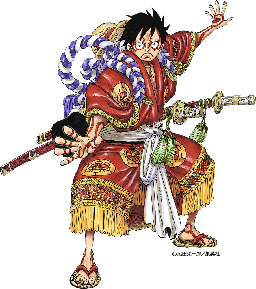 Фотография Portrait Of Pirates Kabuki-edition Monkey - Monkey D Luffy Kabuki (886x1000), Png Download