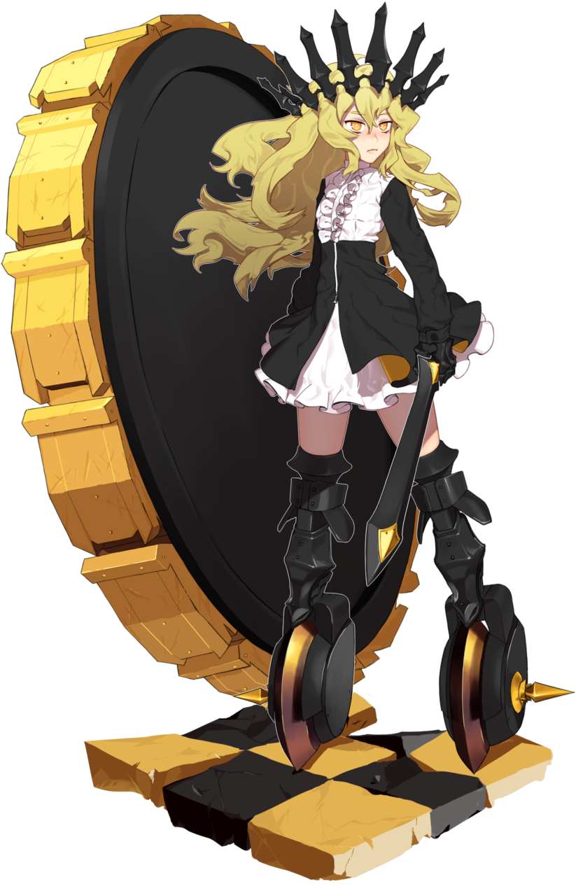 Chariot By Popblink - Black Rock Shooter Arcana Render (900x1290), Png Download
