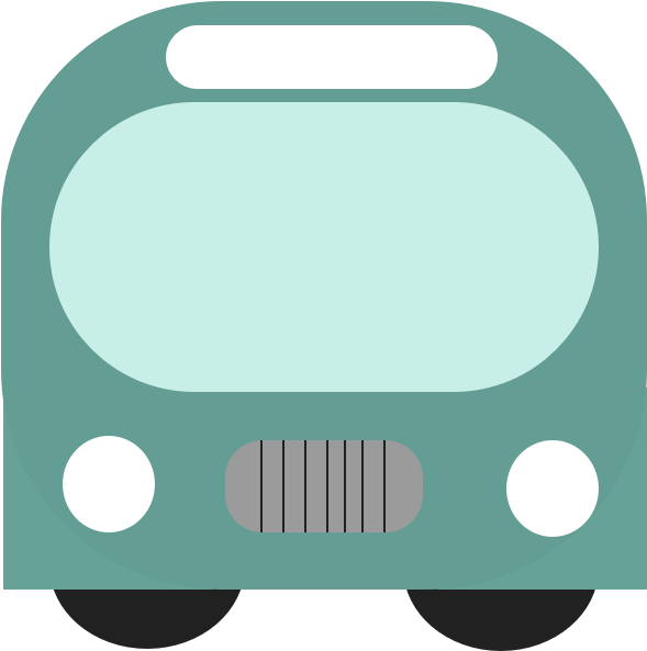 Bus Icon@2x - Bus (616x614), Png Download