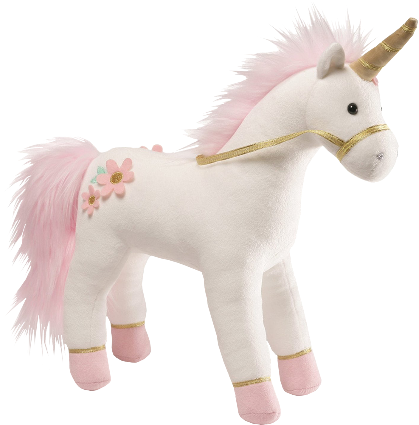 Lilyrose The Unicorn 13” Plush - Pupazzi Imbottiti Unicornio Di Unicorno - Lily Rose (1405x1431), Png Download