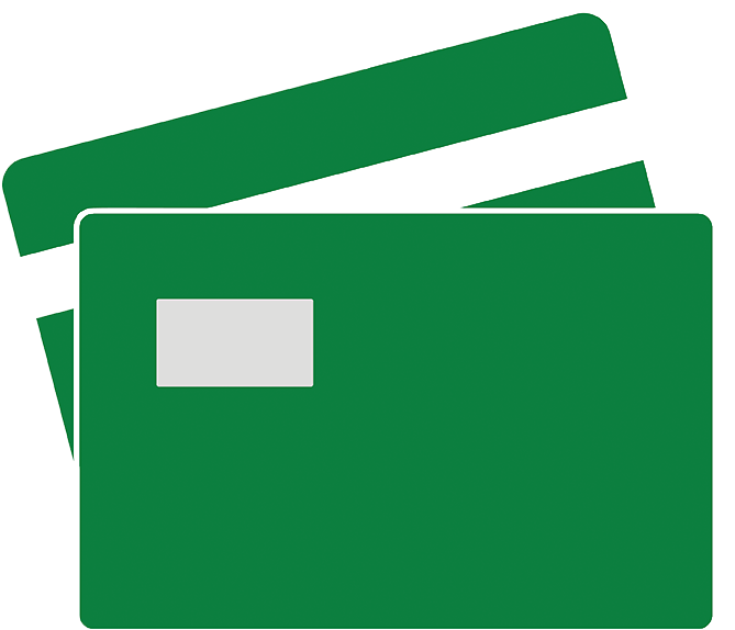 Green Cards Icon - Credit Card (672x596), Png Download