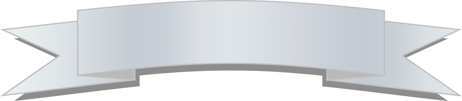 Banner Silver Metal Computer Icons Gold - Silver Banner Png (1554x340), Png Download