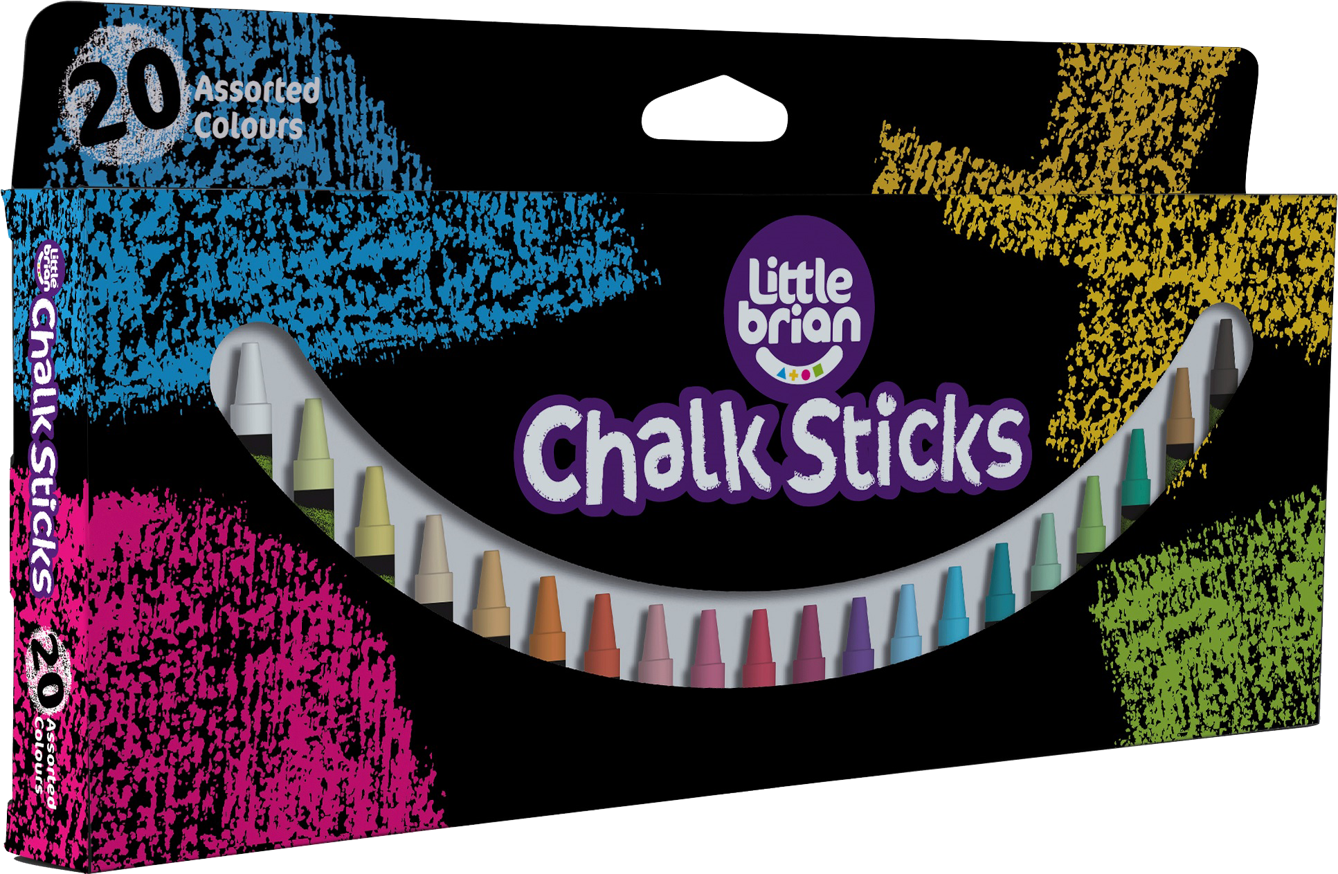 Little Brian Chalk Sticks 20pk - Chalk (2658x1772), Png Download