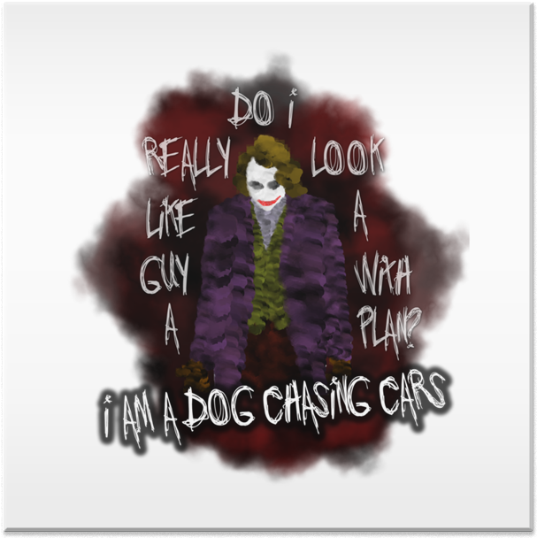 Azulejo Joker De Doremifah Designsna - The Dark Knight (800x800), Png Download