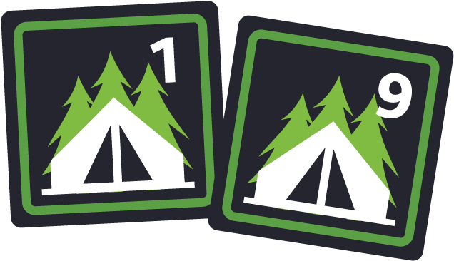 Oas Icon Camping - Triangle (700x460), Png Download