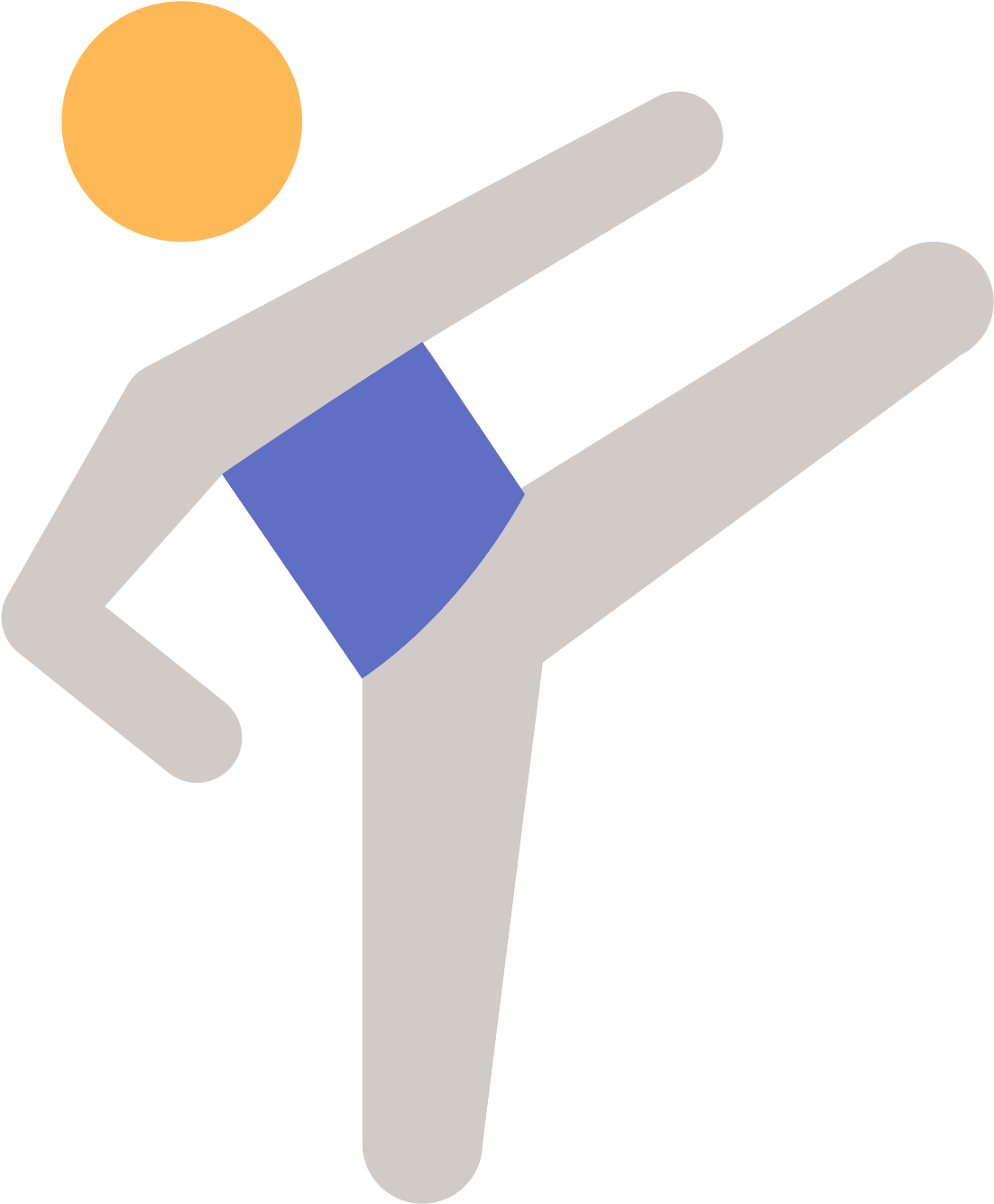 Taekwondo Icon (1600x1600), Png Download