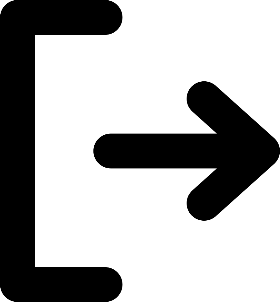 Logout Png Icon - Logout Icon Material Png (876x980), Png Download