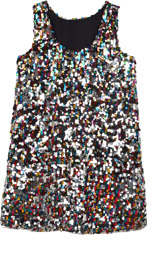 Sequin Tank Dress (800x1200), Png Download