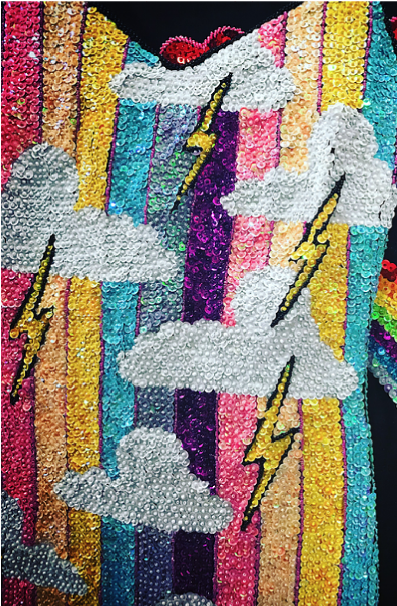 Sequin Weather Dress - Cross-stitch (1200x1200), Png Download