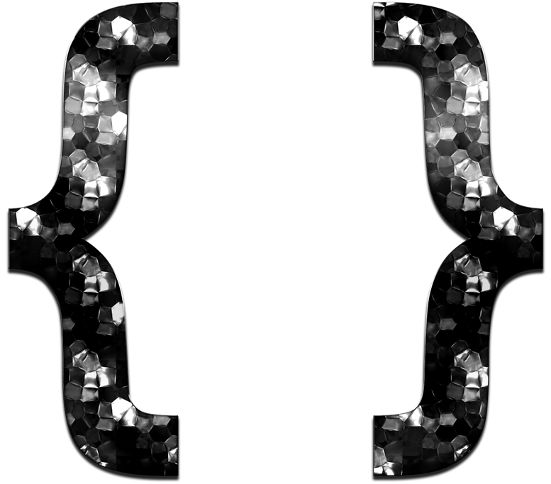 Curly Brackets Transparent Png - Portable Network Graphics (800x683), Png Download
