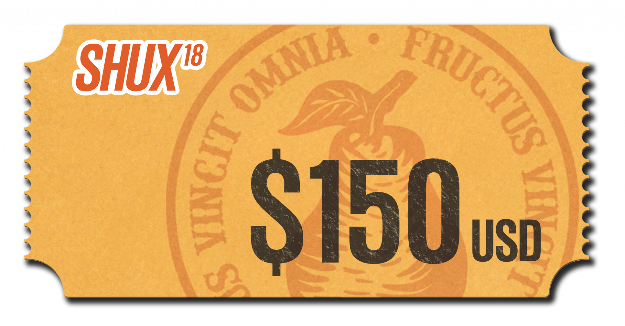 Shux'18 General Admission Ticket - Label (2048x1069), Png Download