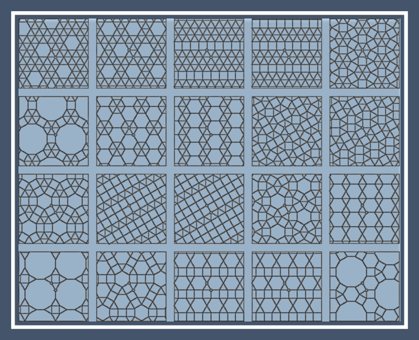 Los 20 Teselados De La Ilustración Anterior Fueron - Silicone (859x698), Png Download