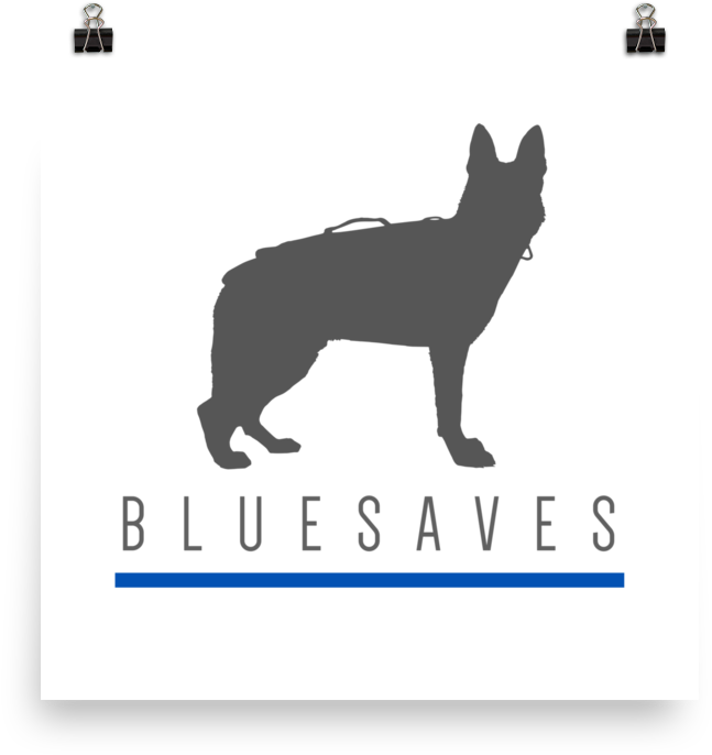 K9 Blue Saves / Poster - Dog (1000x1000), Png Download