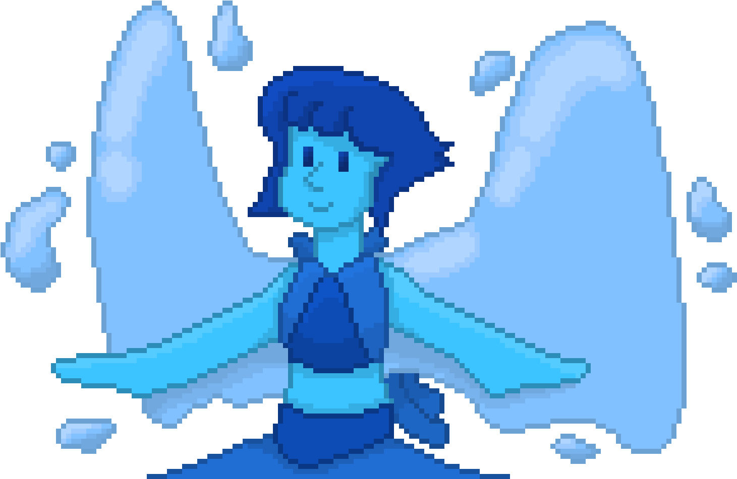 Lapis Lazuli - Pixel Art (1510x980), Png Download