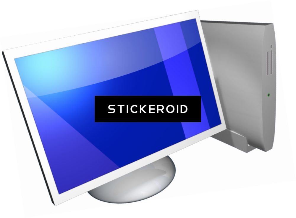 Computer Icon Pc - Computer Monitor (1001x740), Png Download